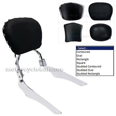 $129 • Buy Passenger Sissy Bar Backrest Back Rest For 1998-up Yamaha V Star 650 Classic