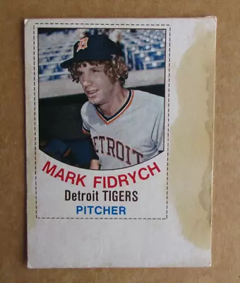 1977 Hostess Baseball Mark Fidrych #46 Detroit Tigers Uncut Twinkie Rookie Card • $19.99