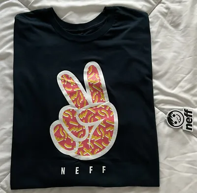 $25 • Buy Neff Peace Krispy Kreme L|S T Shirt Mens 2XL NWT