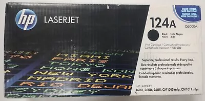 Hp LaserJet Black Print Cartridge - 124A Q6000A • $50