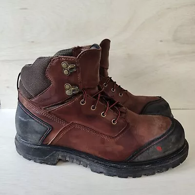 Red Wing Steel Toe Boots Men's Size 10.5 Brown 454 Distressed *Need Insoles • $35
