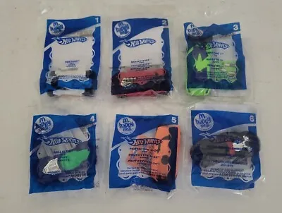 NIP 2009 Hot Wheels Mcdonalds Happy Meal Complete Set Of 6 Racing Cars • $9.99