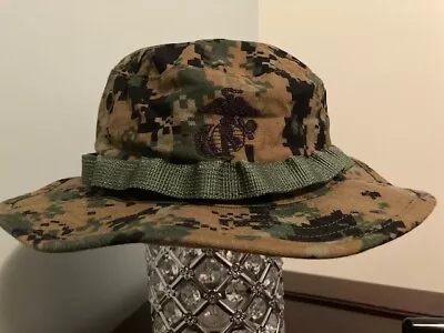 Usmc Boonie Cover / Hat - Mccuu - Woodland Marpat - Size Large - Nwot • $19.99