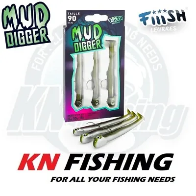 FIIISH MUD DIGGER 90mm New Silicon Lure All Combos 5gr 10gr 15gr • $8.50