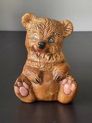 California Originals - Teddy Bear Antique Cookie Jar # 405 -  Collectible • $25