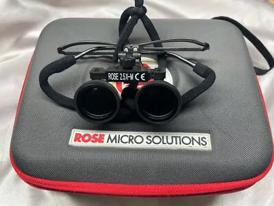 ROSE MICRO SOLUTIONS 2.5X-M 2.5 Magnification Loupe On Half Frame (GP5005914) • $279.99