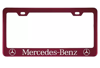 Red License Plate Frame For Mercedes-Benz • $15.50