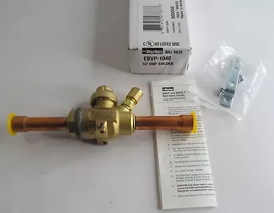 New Parker Ebvp-1040 502055 Hvac Brass Ball Valve 1/2  Odf Solder Copper Sweat • $24