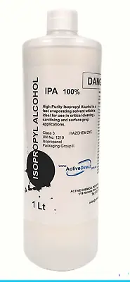 $17.50 • Buy Isopropyl Alcohol 100% IPA Isopropanol 1L 1 Litre Rubbing Alcohol  FAST POST  L