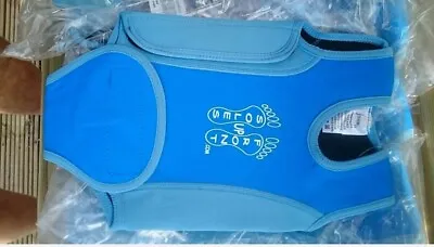 Neoprene Blue 💙 Baby Wetsuit Warmer Swimsuit Boys Swim 6 To 12 Months UPF50+  • £4.99