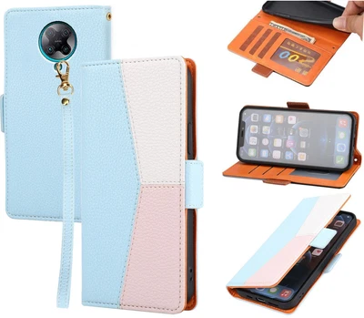 $8.50 • Buy Xiaomi Poco F2 Pro Wallet Case Full Grain Finish Collage Style