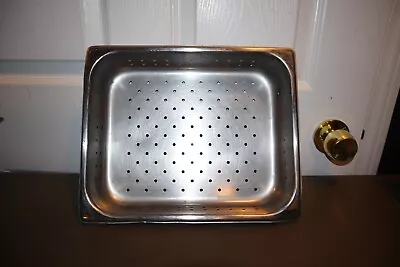 Lot Of 7 - 2.5  Deep Half-Size Stainless Steel Perforated Steam Table Pan NSF • $74.99