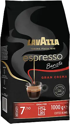 Lavazza Espresso Barista Gran Crema Drum Roasted Coffee Beans 1Kg • $38.08