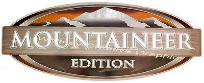  MONTANA MOUNTAINEER EDITION LOGO RV DECAL GRAPHIC White Letter Version 55 X16  • $49