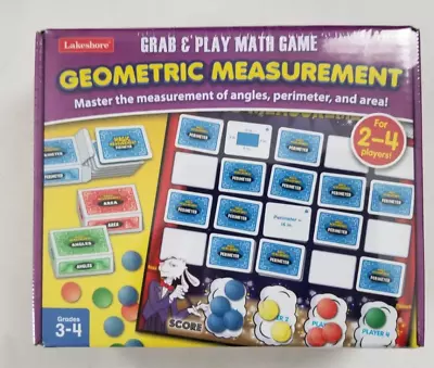 Lakeshore Grab & Play Geometric Measurement Math Game - NEW / Sealed • $11.29