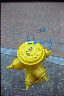 $9.99 • Buy Greenberg San Francisco Yellow Fire Hydrant 35mm Photo Slide 1979