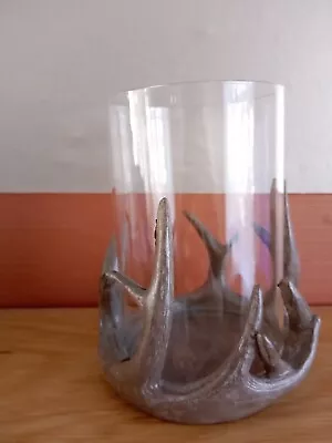 £5.95 • Buy Antler Hurricane Pillar Tealight Candle Holder 