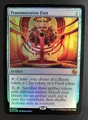 MTG Thunder Junction - Transmutation Font - Foil Mythic  • £6.99