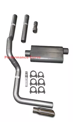 Mandrel Bent Exhaust 2 Chamber Muffler 17  Body Fits 1988-2001 Dodge Ram 5.2 5.9 • $189.95