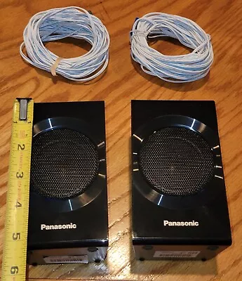 Panasonic SB-HS190 Surround Sound Speakers- Set Of 2 IN ALL-W/Long Wires-Nice • $3.99