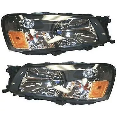 Headlight Set For 2003-2004 Subaru Forester Left And Right With Bulb 2Pc • $120.75