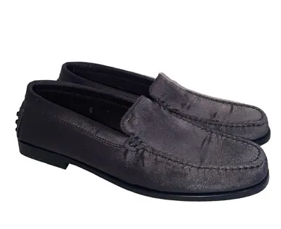 Tod’s Loafers Womens Size 6 Driving Mocs Flats Shoes Satin Leather Career Office • $28.90