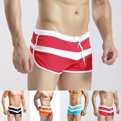 Mens Swimwear Swimming Trunks Beach Wear Breathable Comfortable Sports • £10.01