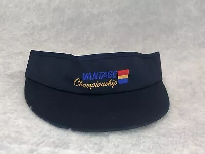 Vintage Vantage Championship Golf Visor Hat Strapback Cap Made In USA Logo 80s • $13.95