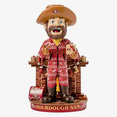 $89.99 • Buy Sourdough Sam San Francisco 49ers Holiday Mascot Bobblehead NFL Football