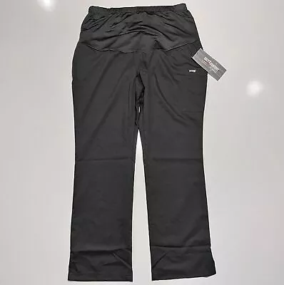 Greys Anatomy Black Barco Maternity Active Scrub Pants Large Ladies NWT • $19.99