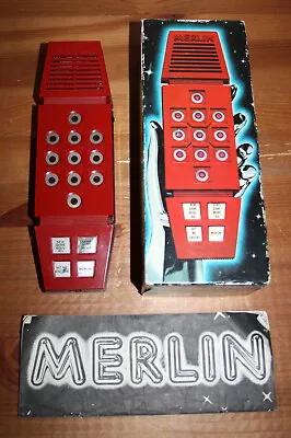 Vtg 1978 Merlin The Electric Wizard Electronic Game W/Box & Instructions -Works • $36.34