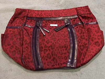 NEW - MICHE - Demi Bag Shell -  Tina  Red & Purple Animal Print - Retired   • $15