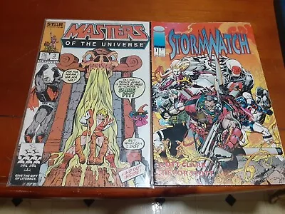 Vintage Comic Book Lot Of 2 - Masters Of The Universe #3 Stormwatch #1 • $6