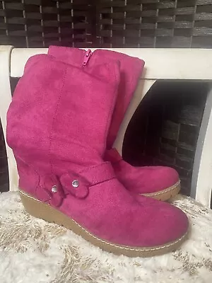 Girls Gymboree Smart And Sweet Suede Boots Size ￼2 • $9.99