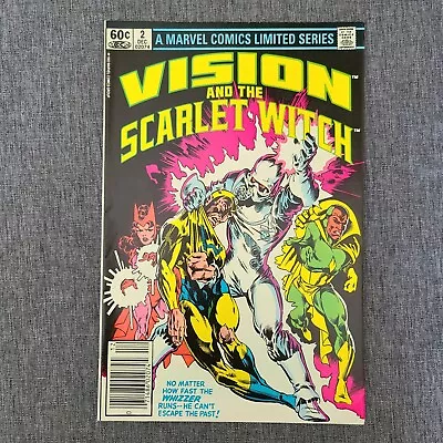 Vision And The Scarlet Witch #2 Key Newsstand Copy Marvel Limited Series 1982 • £3.95