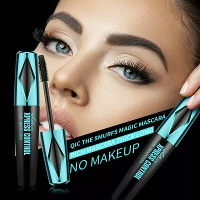 4D Silk Fiber Lash Mascara Waterproof Mascara For Black Thick Eyelash Extension • $11.78