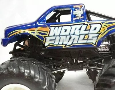 Monster Jam Truck WORLD FINALS Hot Wheels Black Frame • $9.99