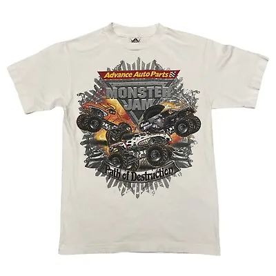 Monster Jam Advance Auto Parts 2011 World Tour Path Of Destruction T-Shirt S • $15