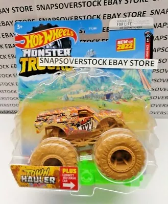 2022 Hot Wheels Monster Trucks Town Hauler Off-road Race #1/5 Hw #25 Vhtf • $13.95