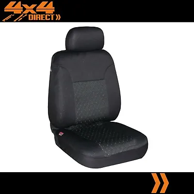 Single Patterned Jacquard Seat Cover For Nissan Navara Np300 • $79