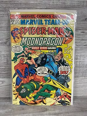 Marvel Comics Marvel Team-Up Featuring Spider-Man And Moondragon  #44 April 1976 • $14.40