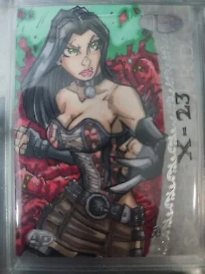 2012 Marvel Premier AP Sketch X-23 Puis Puiz Calzada Corset Artist Proof 1/1 • $495