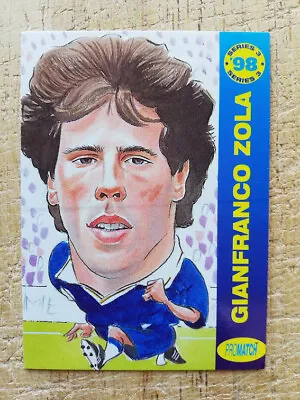 £5.95 • Buy Promatch 98 Series 3 World Cup Card - Gianfranco Zola Italy (2)