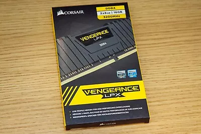 Corsair Vengeance LPX 16GB (2x 8GB) 3200Hz PC RAM DDR4 Memory CMK16GX4M2B3200C16 • £34.95