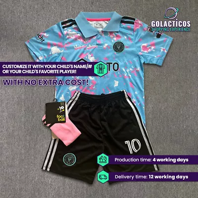 Messi Inter Miami 3rd Kit Sky Blue Kids Full Set *PLEASE READ* • $39.99