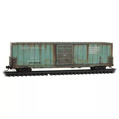 Penn Central 60' Boxcar Excess Height Single Door Weathered MTL#10444021 N Scale • $38.93