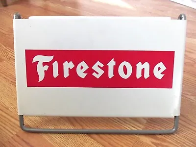 Vintage Firestone Tire Sign Gas Station Garage Farm Truck Tractor Store Display • $190.83