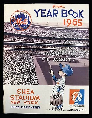 1965 New York Mets Official Baseball Yearbook FINAL Edition EX • $75