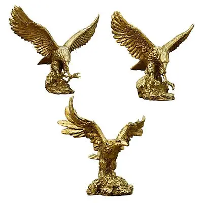 Eagle Sculpture Ornament Animal Figurine For Desk Accessories Living Room • £13.67