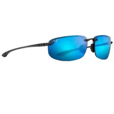 Maui Jim Sunglasses Men Hookipa Polarized Rimless Sunglasses Blue Hawaii New • $29.98